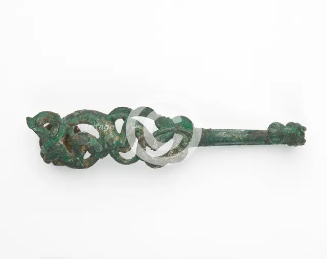 Garment hook (daigou), fragment, Warring States period to Han dynasty, 475 BCE-220 CE. Creator: Unknown.
