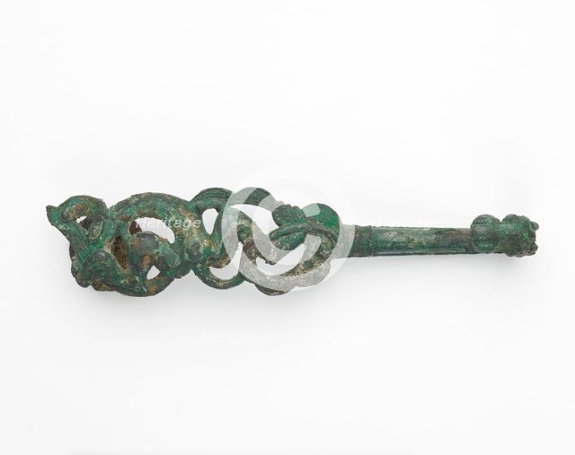 Garment hook (daigou), fragment, Warring States period to Han dynasty, 475 BCE-220 CE. Creator: Unknown.