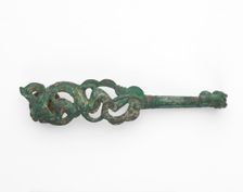 Garment hook (daigou), fragment, Warring States period to Han dynasty, 475 BCE-220 CE. Creator: Unknown