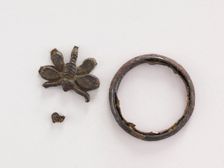 Garment ornament: butterfly (fragments), Goryeo period, 12th-13th century. Creator: Unknown