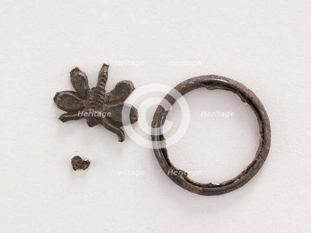 Garment ornament: butterfly (fragments), Goryeo period, 12th-13th century. Creator: Unknown.