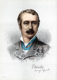 Garnet Joseph Wolseley, 1st Viscount Wolseley, Irish-born British soldier, c1890.Artist: Cassell, Petter & Galpin