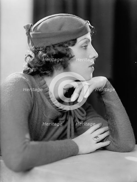 Garner, Charline - Portrait, 1933. Creator: Harris & Ewing.