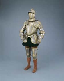 Garniture for Field and Foot Tourney at the Barriers, Milan, c. 1575. Creator: Unknown