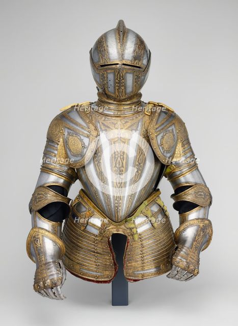 Garniture for Field and Foot Tourney at the Barriers, Milan, c. 1575. Creator: Unknown.