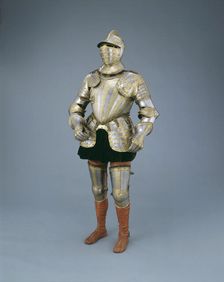 Garniture for Field and Foot Tourney at the Barriers, Milan, c. 1575. Creator: Unknown