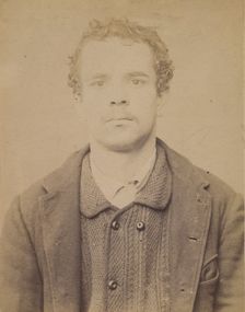Garnier. Anatole, Auguste. 18 ans, né à Montereau (Seine & Marne). Orfèvre. Anarchiste. 1/..., 1894. Creator: Alphonse Bertillon