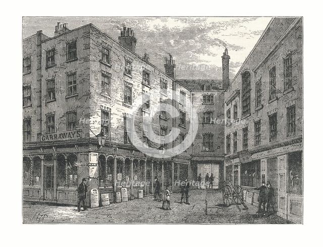 Garraway's Coffee House, 1878 Artist: Walter Thornbury