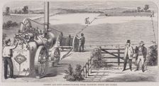 Garrett & Son's Double-Cylinder Steam Ploughing Engine and Tackle c1862. Creator: Unknown