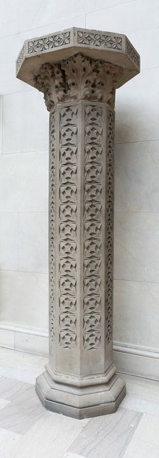 Garrick Theater, Chicago, Illinois, Exterior Column, 1891-92. Creator: Adler & Sullivan