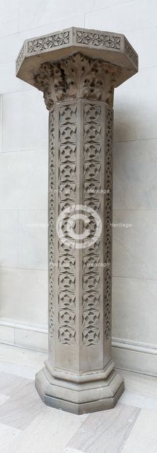 Garrick Theater, Chicago, Illinois, Exterior Column, 1891-92. Creator: Adler & Sullivan.