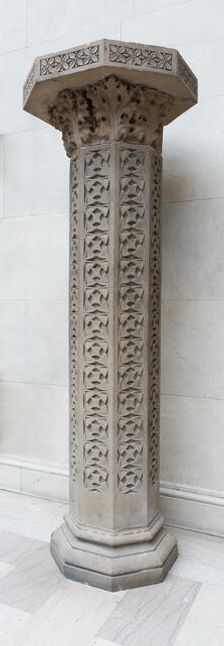 Garrick Theater, Chicago, Illinois, Exterior Column, 1891-92. Creator: Adler & Sullivan