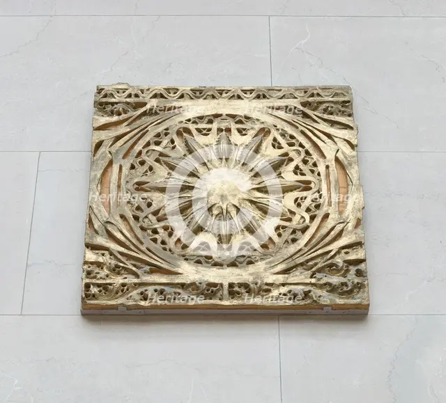Garrick Theater, Chicago, Illinois, Proscenium Vault Section, 1891-92. Creator: Adler & Sullivan.