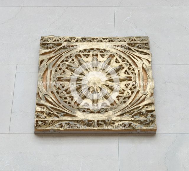 Garrick Theater, Chicago, Illinois, Proscenium Vault Section, 1891-92. Creator: Adler & Sullivan.