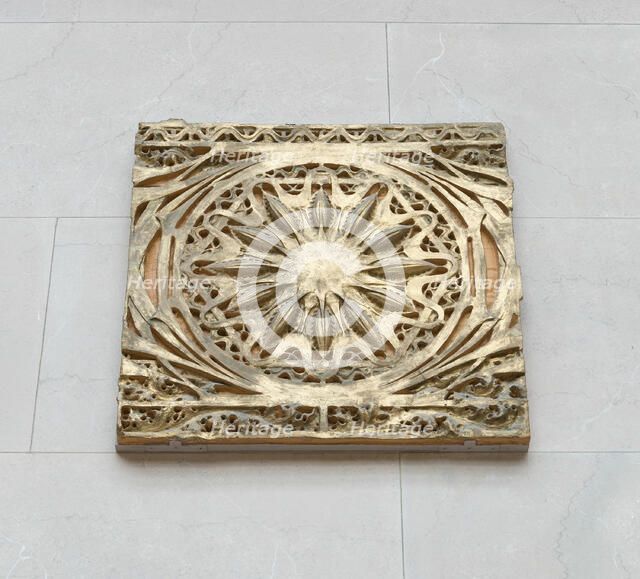 Garrick Theater, Chicago, Illinois, Proscenium Vault Section, 1891-92. Creator: Adler & Sullivan.