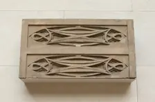 Garrick Theatre: Block of stringcourse from first floor loggia, 1891/92 (demolished 1961). Creator: Adler & Sullivan