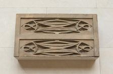 Garrick Theatre: Block of stringcourse from first floor loggia, 1891/92 (demolished 1961). Creator: Adler & Sullivan