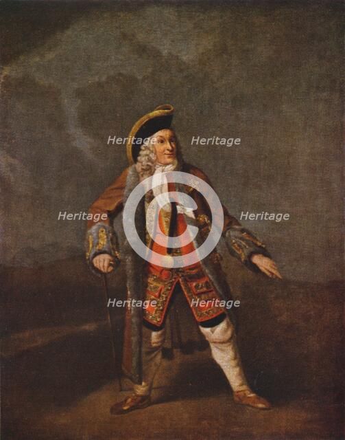 'Garrick as Lord Chalkstone', c1740 (1948). Artist: Johan Zoffany.