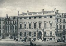 Garrick Club and Adjoining Buildings c1860. Artist: Frederick Marrable
