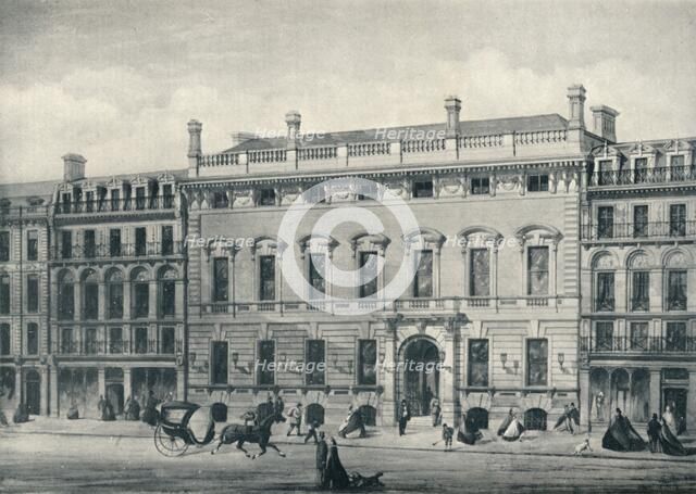 'Garrick Club and Adjoining Buildings', c1860. Artist: Frederick Marrable.