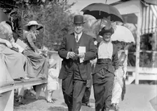 Garrison, Lindley M., Secretary of War, 1913-1916 - Horse Show, 1913. Creator: Harris & Ewing