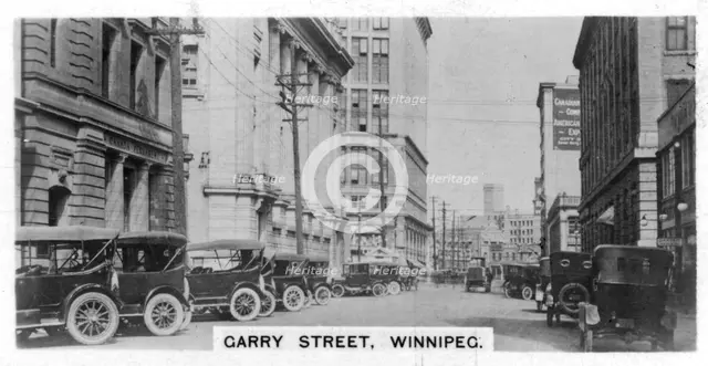Garry Street, Winnipeg, Manitoba, Canada, c1920s. Artist: Unknown