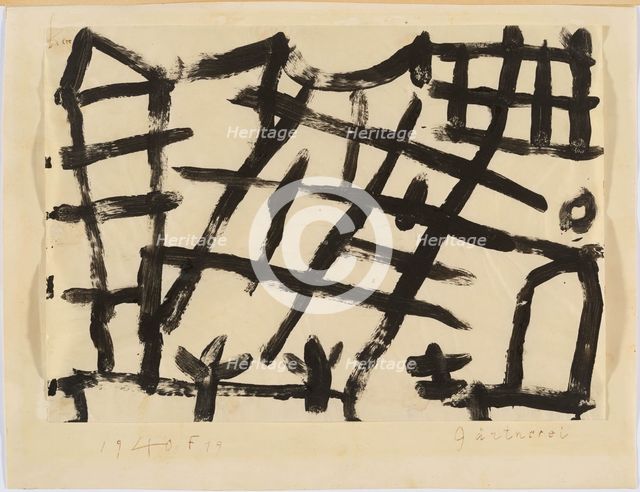 Gärtnerei (Gardening), 1940. Creator: Klee, Paul (1879-1940).