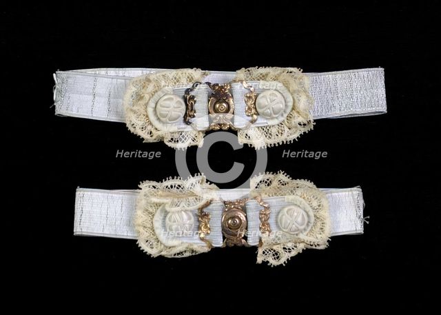 Garters, American, ca. 1890. Creator: Unknown.
