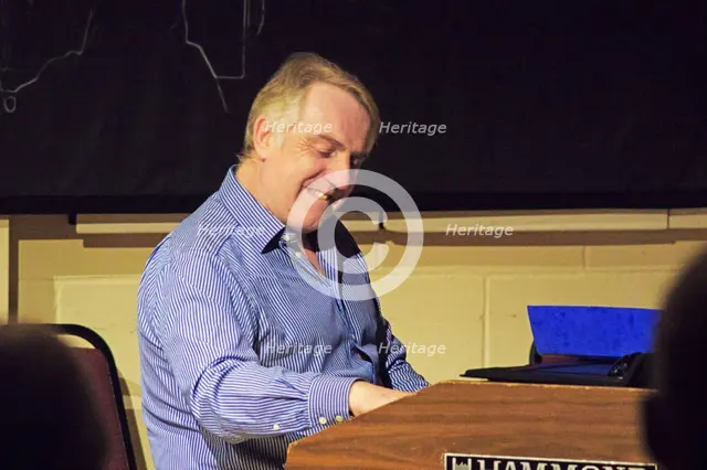 Gary Baldwin, Steyning Jazz Club, Steyning West Sussex, May 2016. Artist: Brian O'Connor.