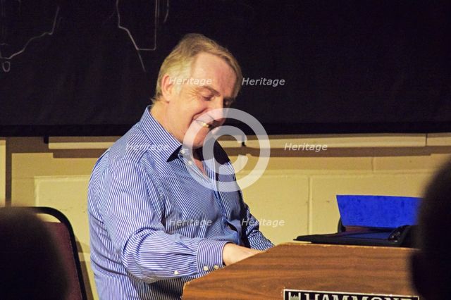 Gary Baldwin, Steyning Jazz Club, Steyning West Sussex, May 2016. Artist: Brian O'Connor.
