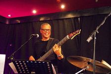 Gary Brown, Jose Neto Quartet, Verdict Jazz Club, Brighton, East Sussex, May 2025. Creator: Brian O'Connor