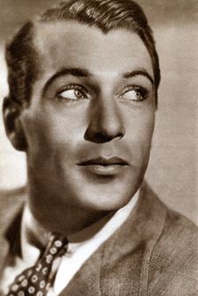 Gary Cooper, American film actor, 1933