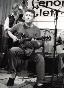 Gary Potter, jazz guitarist, Tenor Clef, London, 1992. Artist: Brian O'Connor