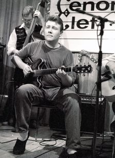 Gary Potter, jazz guitarist, Tenor Clef, London, 1992. Artist: Brian O'Connor