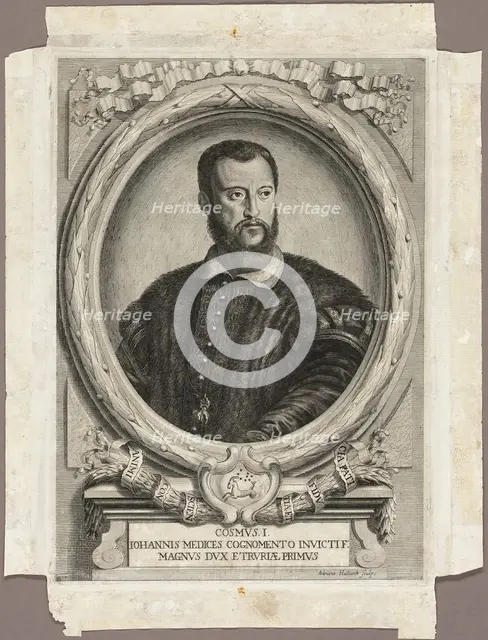 Garzia de' Medici, 1666; published 1761. Creator: Adriaen Haelwegh.