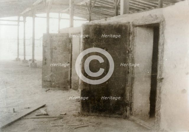 Gas chambers, Majdanek concentration camp, outskirts of Lublin, Poland, c1940s(?).  Creator: Unknown.