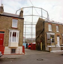 Gas holder in Upper Grove, Margate, Kent, 2000. Artist: P Williams