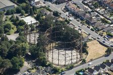 Gas holders, Branksome Gas Works, Poole, Dorset, 2018. Creator: Historic England