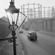 Gas light, King's Cross, London, 1949-1969