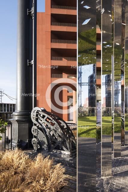 Gasholder Park, King's Cross, Camden, London, 2017. Creator: James O Davies.