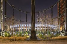 Gasholder Park, King's Cross, Camden, London, 2017. Creator: James O Davies