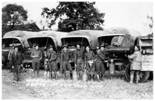 Gassing up for the 1932 hike Fort Sheridan, Illinois, USA, 1932. Artist: Ekmark Photo