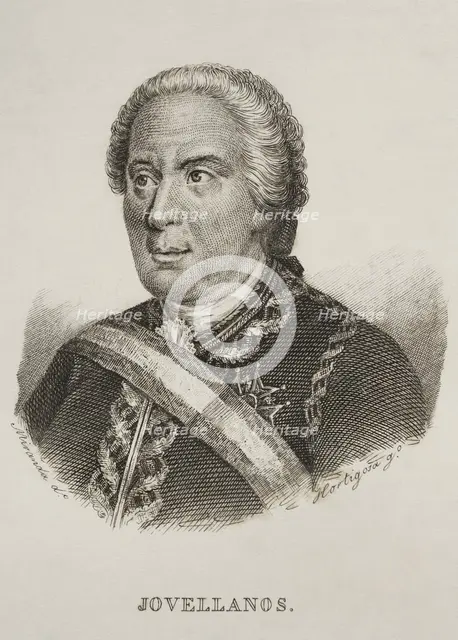 Gaspar Melchor de Jovellanos (1744-1811), Spanish neoclassical statesman, author and philosopher, 18 Creator: Pedro Hortigosa.