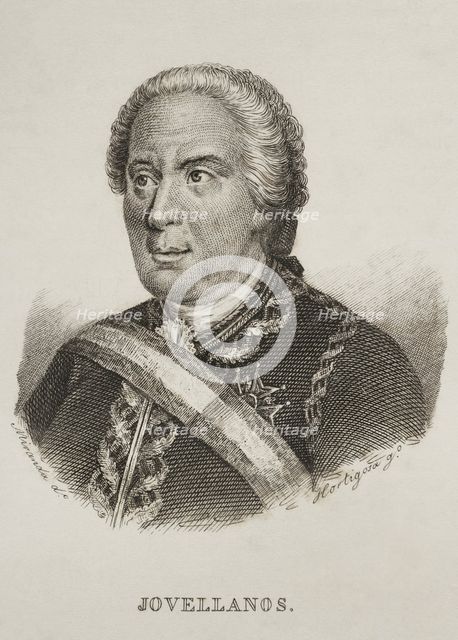 Gaspar Melchor de Jovellanos (1744-1811), Spanish neoclassical statesman, author and philosopher, 18 Creator: Pedro Hortigosa.