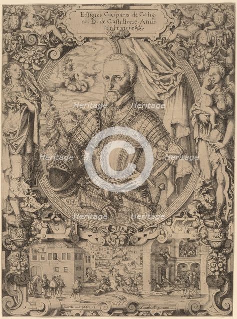 Gaspar de Coligny, 1573. Creator: Jost Ammon.