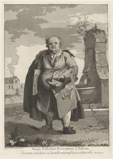 Gaspar Gribolari brocanteur à Padoue (Gaspar Gribolari, Second-Hand Dealer in Padua), 1775. Creator: Giovanni David