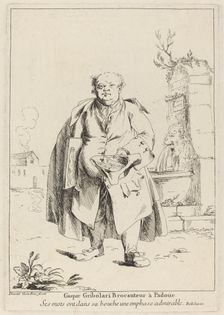 Gaspar Gribolari Brocanteur à Padoüe (Gaspar Gribolari, Second-Hand Dealer in Padua), 1775. Creator: Giovanni David