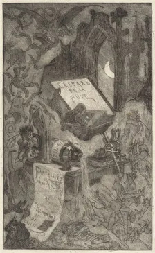 Gaspard de la Nuit, 1868. Creator: Félicien Rops