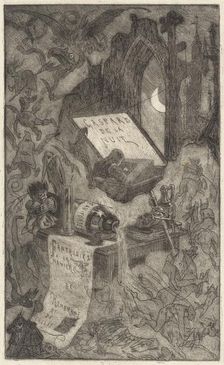 Gaspard de la Nuit, 1868. Creator: Félicien Rops
