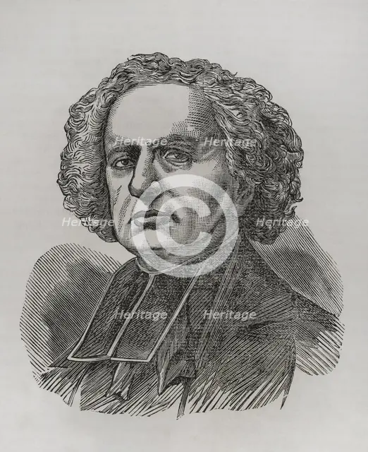 Gaspard Deguerry (1797-1871), French ecclesiastic, parish priest of the Madeleine, 1871.  Creator: Unknown.